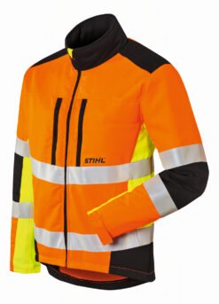 STIHL PROTECT MS CUT PROTECTION AND HIGH-VISIBILITY JACKET, SIZE XXL, 49" CHEST