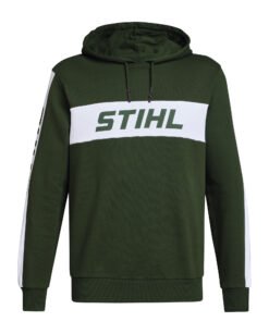 STIHL GREEN COLOURBLOCK HOODIE - L